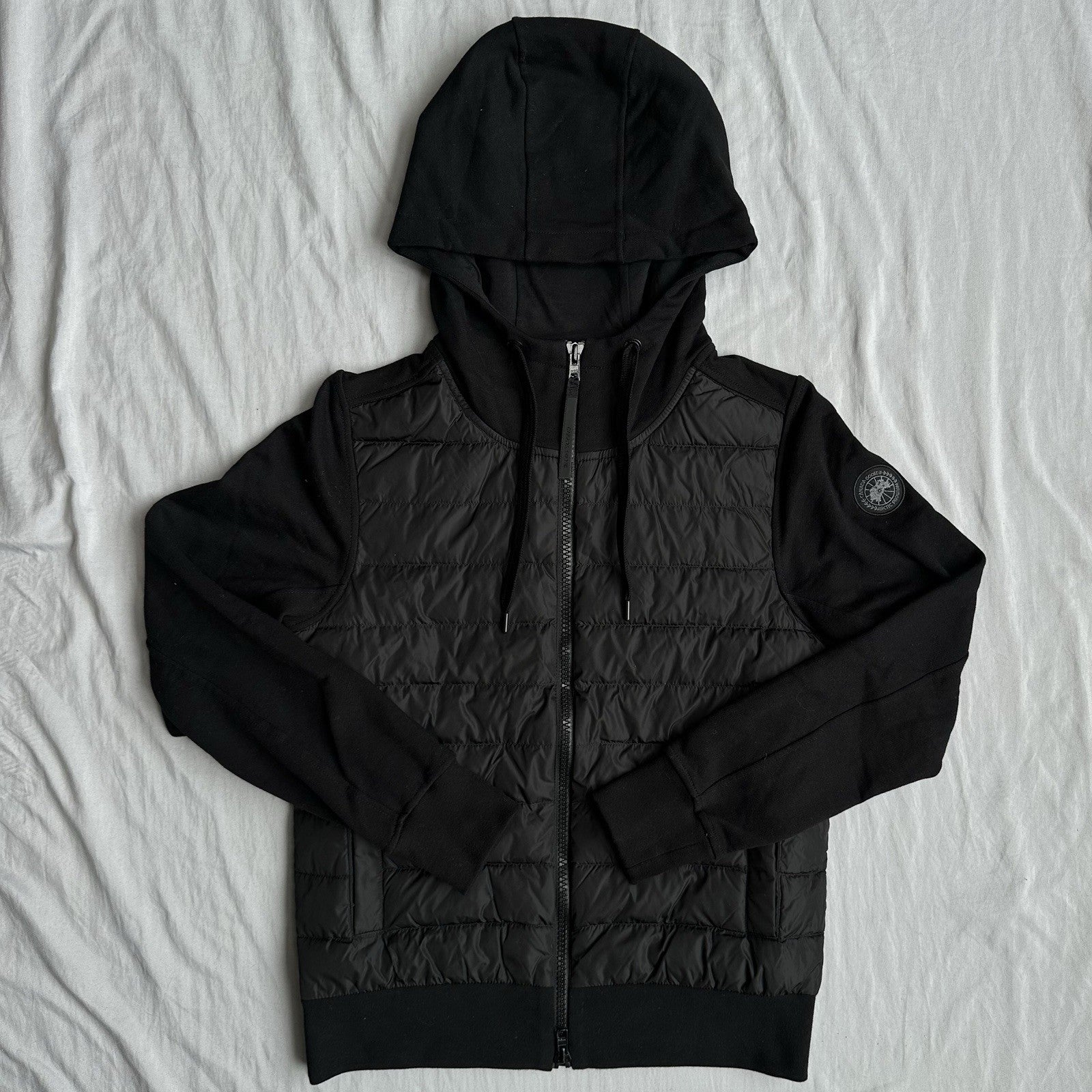 Canada Goose Hybridge Muskoka Full Zip Black Size Large Retail $995