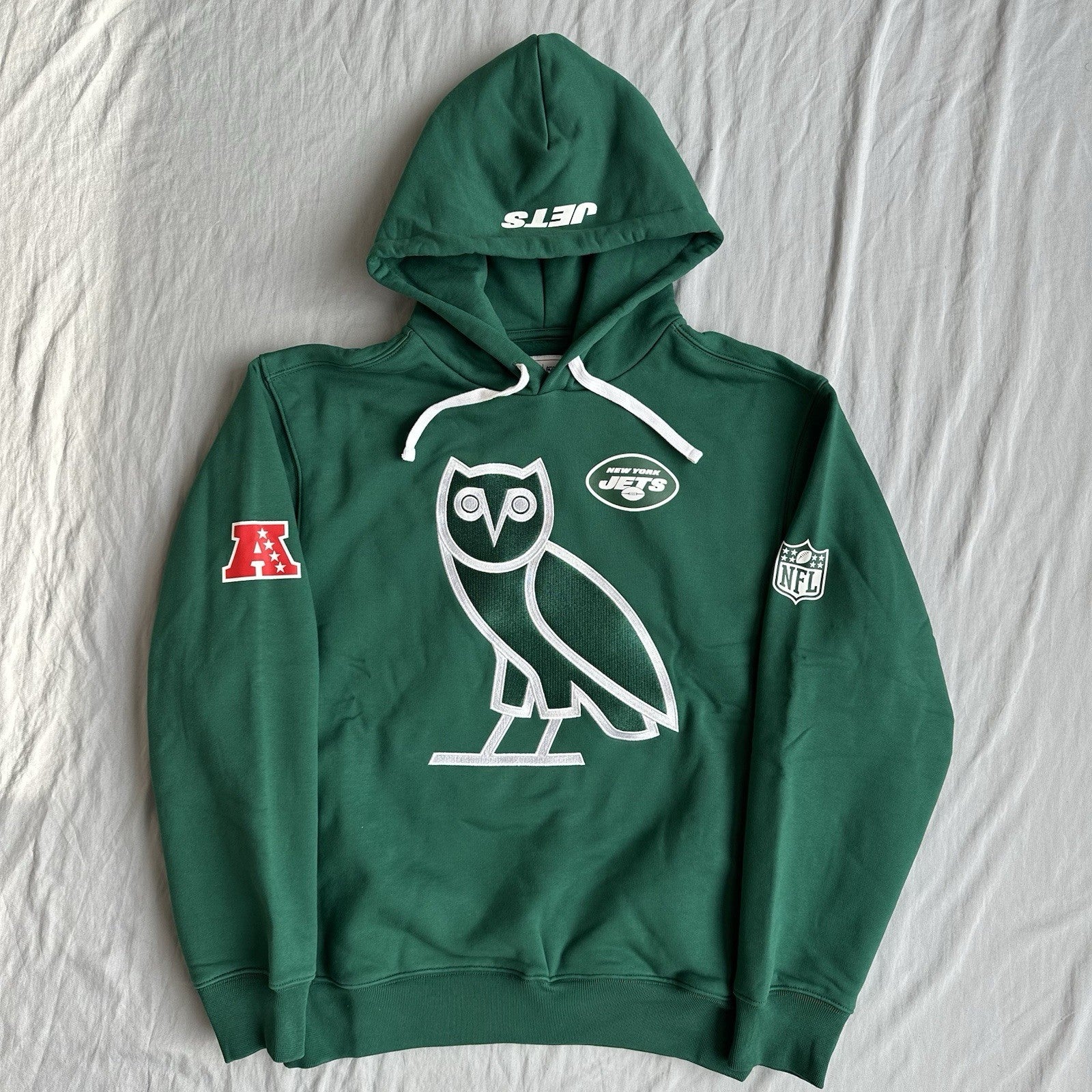 OVO x NFL New York Jets Hoodie Size Small
