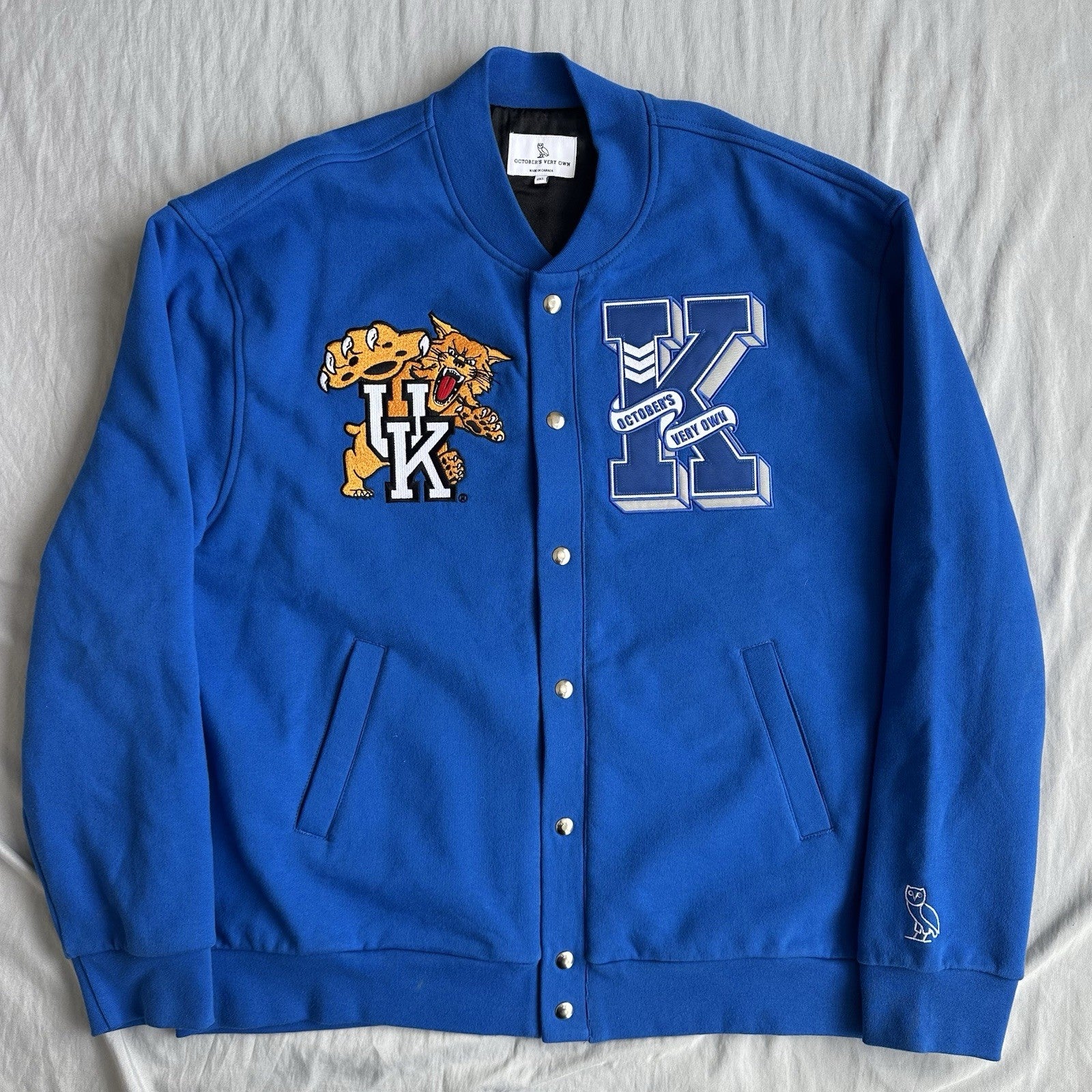 OVO x NCAA Kentucky Jacket Size 2XL Retail $295