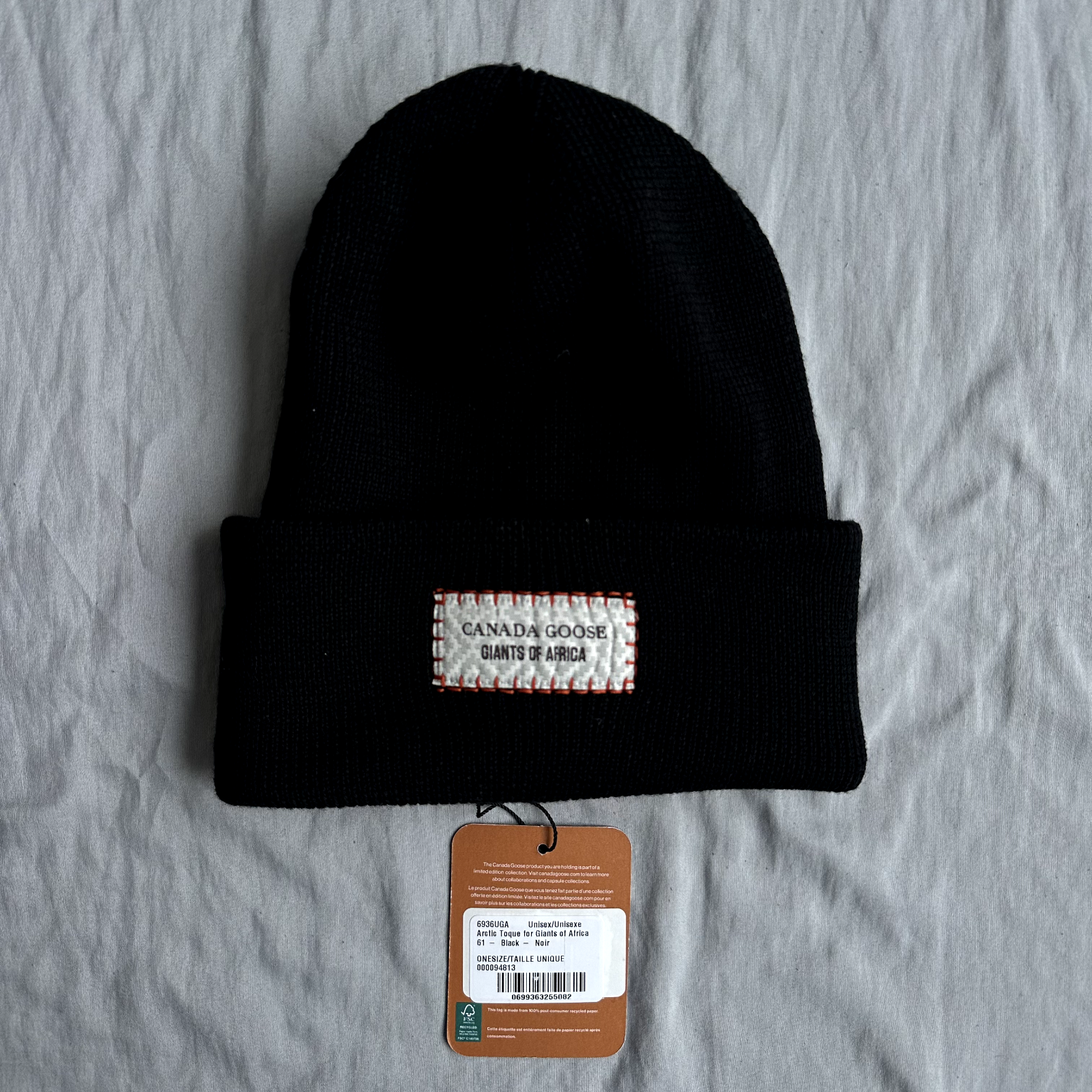 Canada Goose x Giants of Africa Label Heavy Weight Beanie