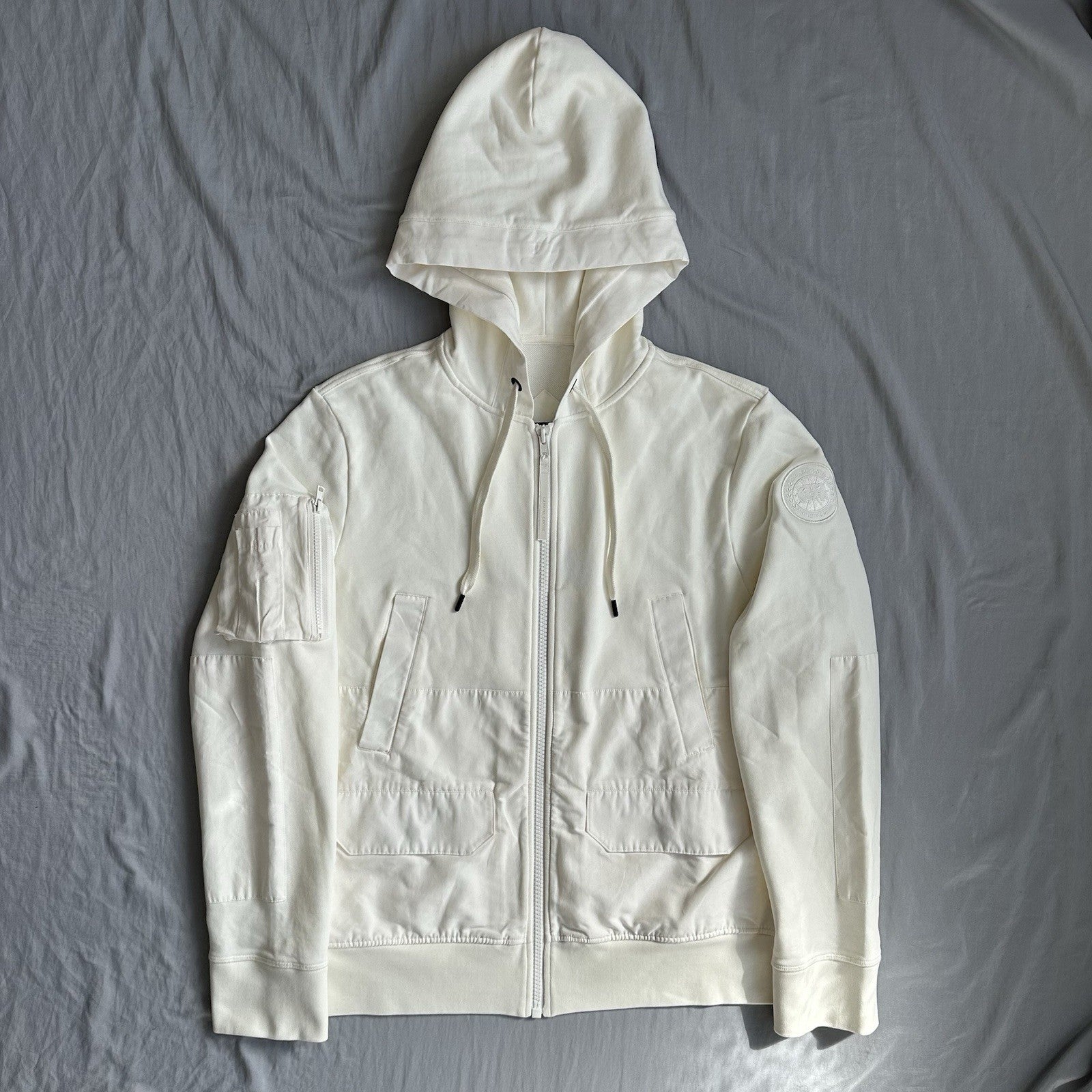 Canada Goose Ferris Full Zip Hoodie White Size XL Retail $495