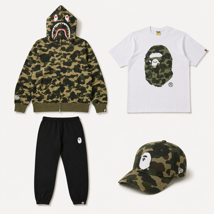 BAPE designer collection at LuxDomain