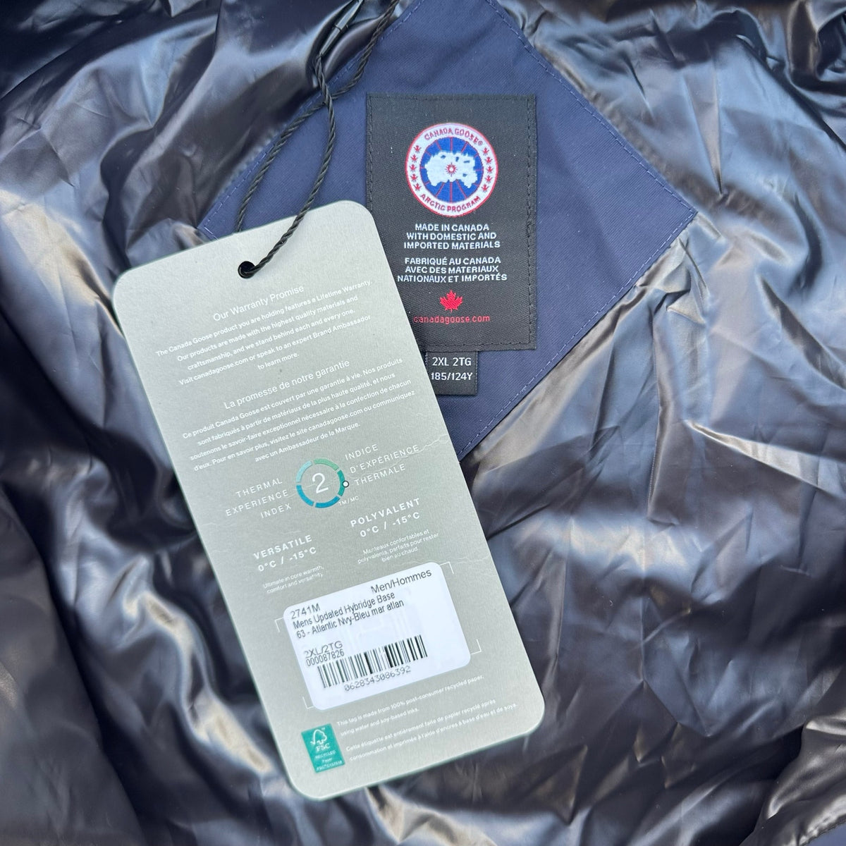 Canada Goose Updated Hybridge Base Coat Size 2XL