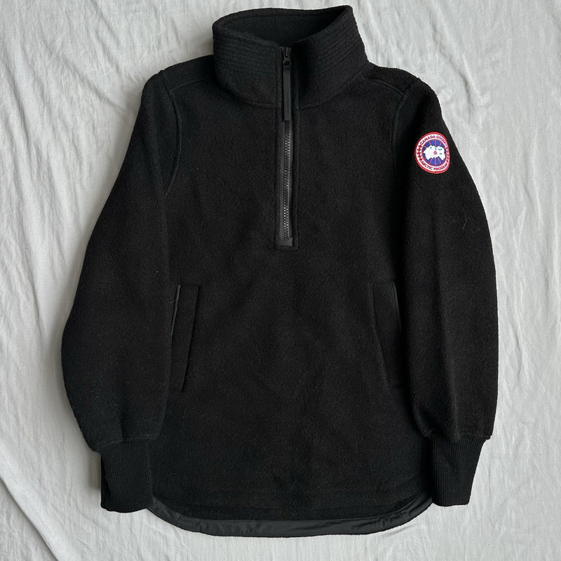 Canada Goose Severn Fleece 1/2 Zip Black Size Medium