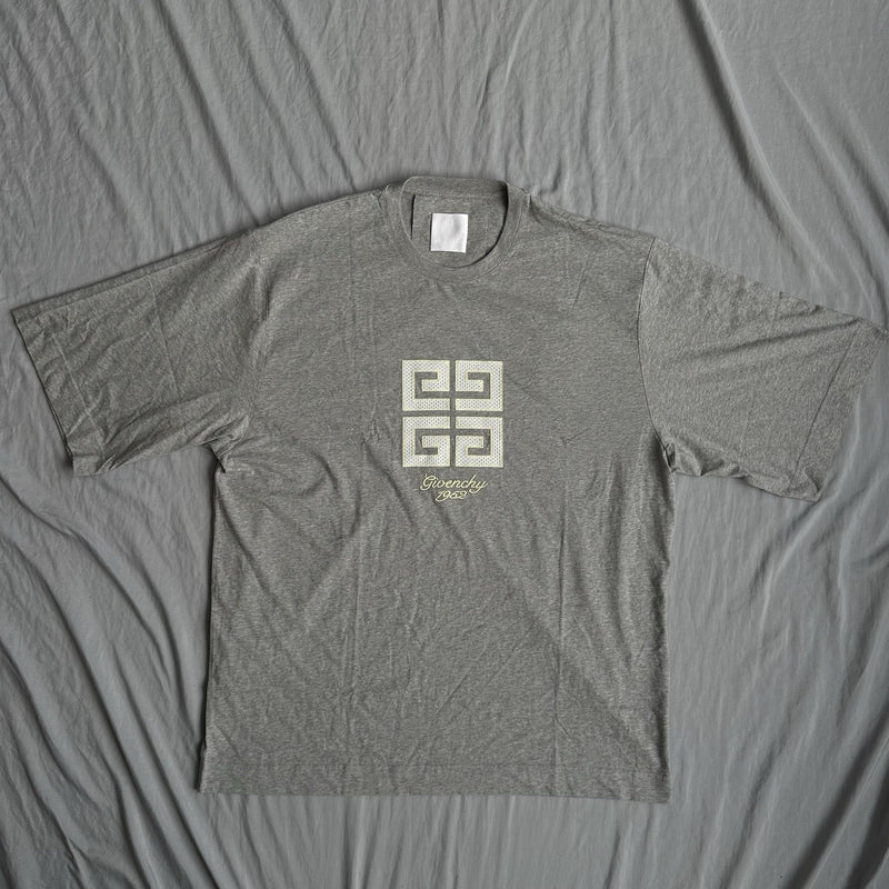 Givenchy Grey With Large Logo Shirt Size XXL