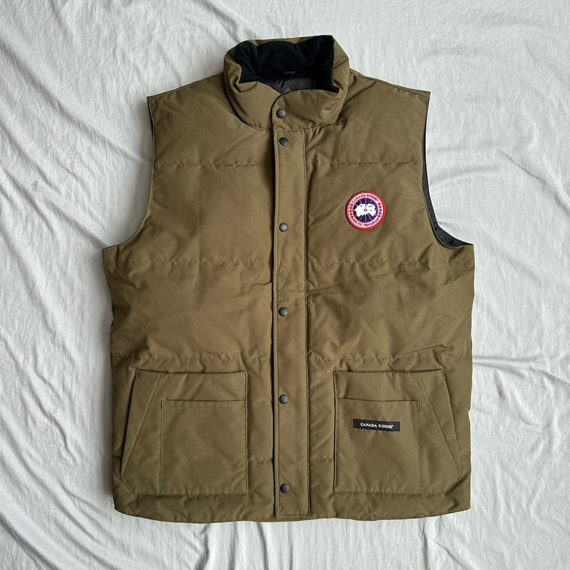 Canada Goose Freestyle Military Green Vest Size XL