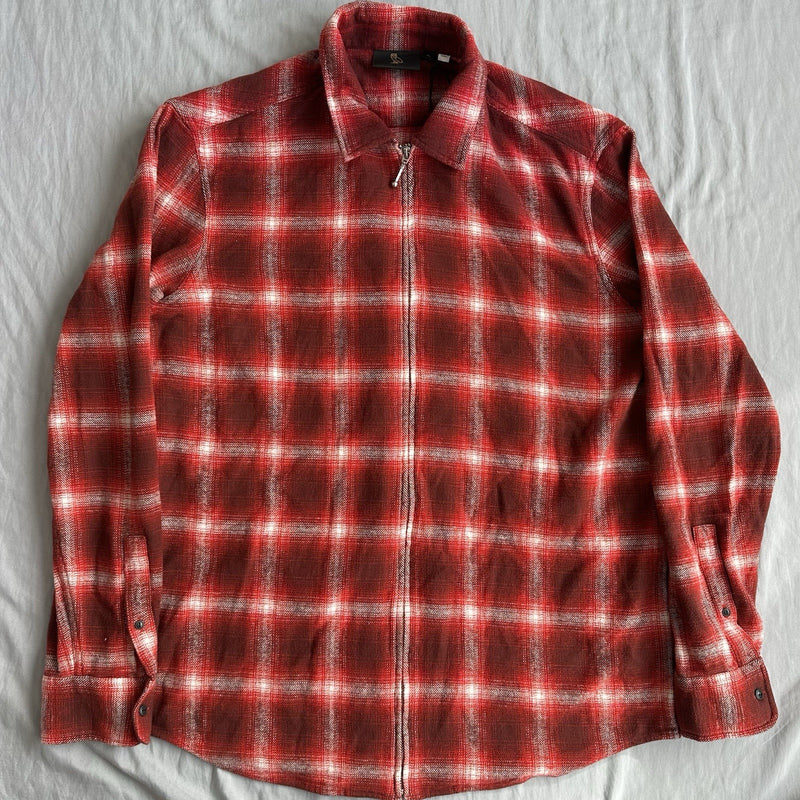 Ovo Flannel Shirt Red Size XL