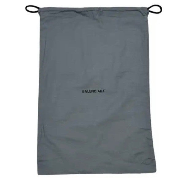Balenciaga Dust Bag Draw String Dustbag Cotton Gray 10x15