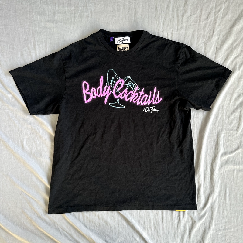 Gallery Dept x Doc Johnson Shirt Black With Pink and Gold Accents Size Large