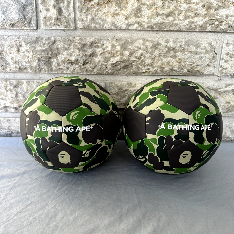 A Bathing Ape BAPE ABC Camo Soccer Ball Green