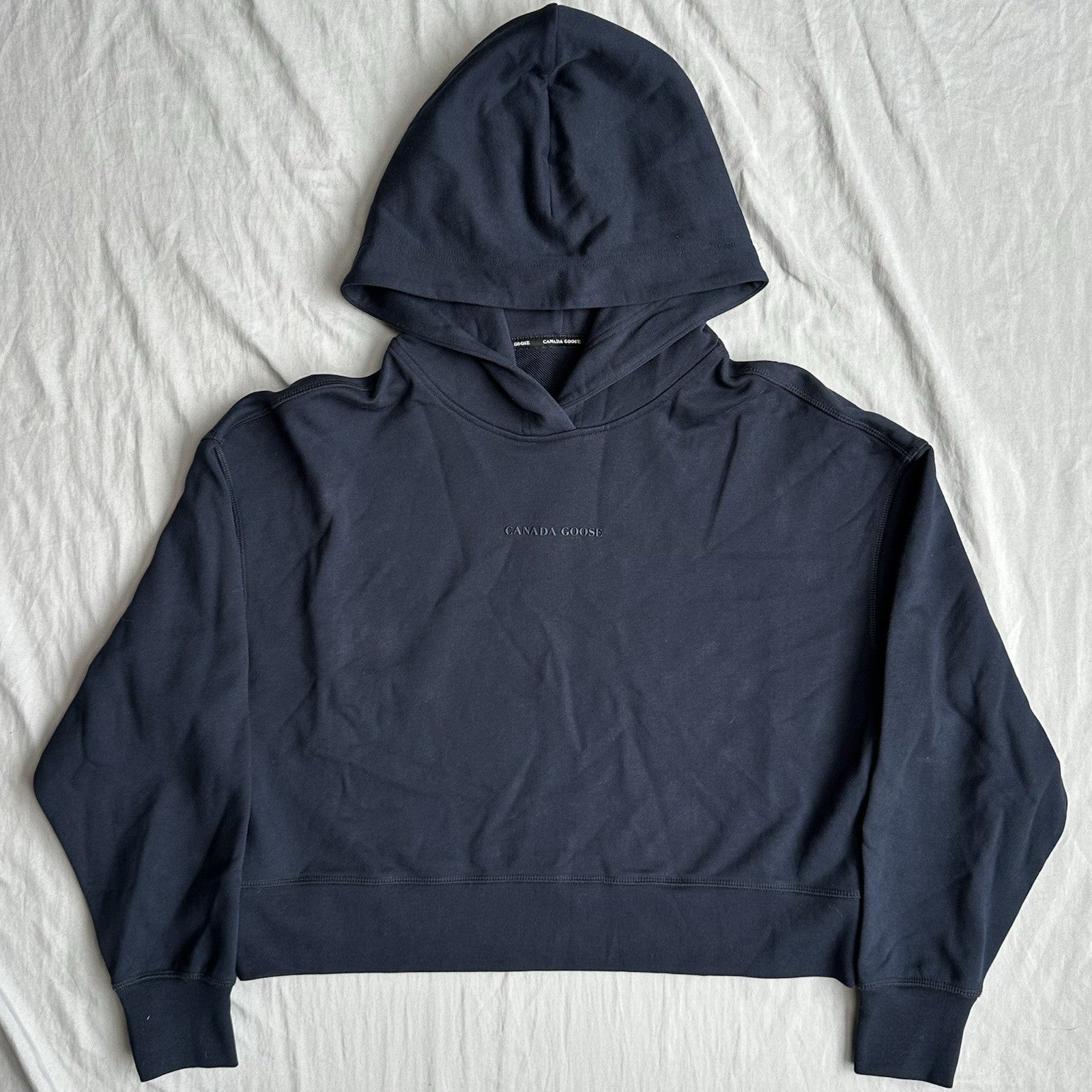 Canada Goose Muskoka Relaxed Hoodie Atlantic Navy Size Small Retail $395