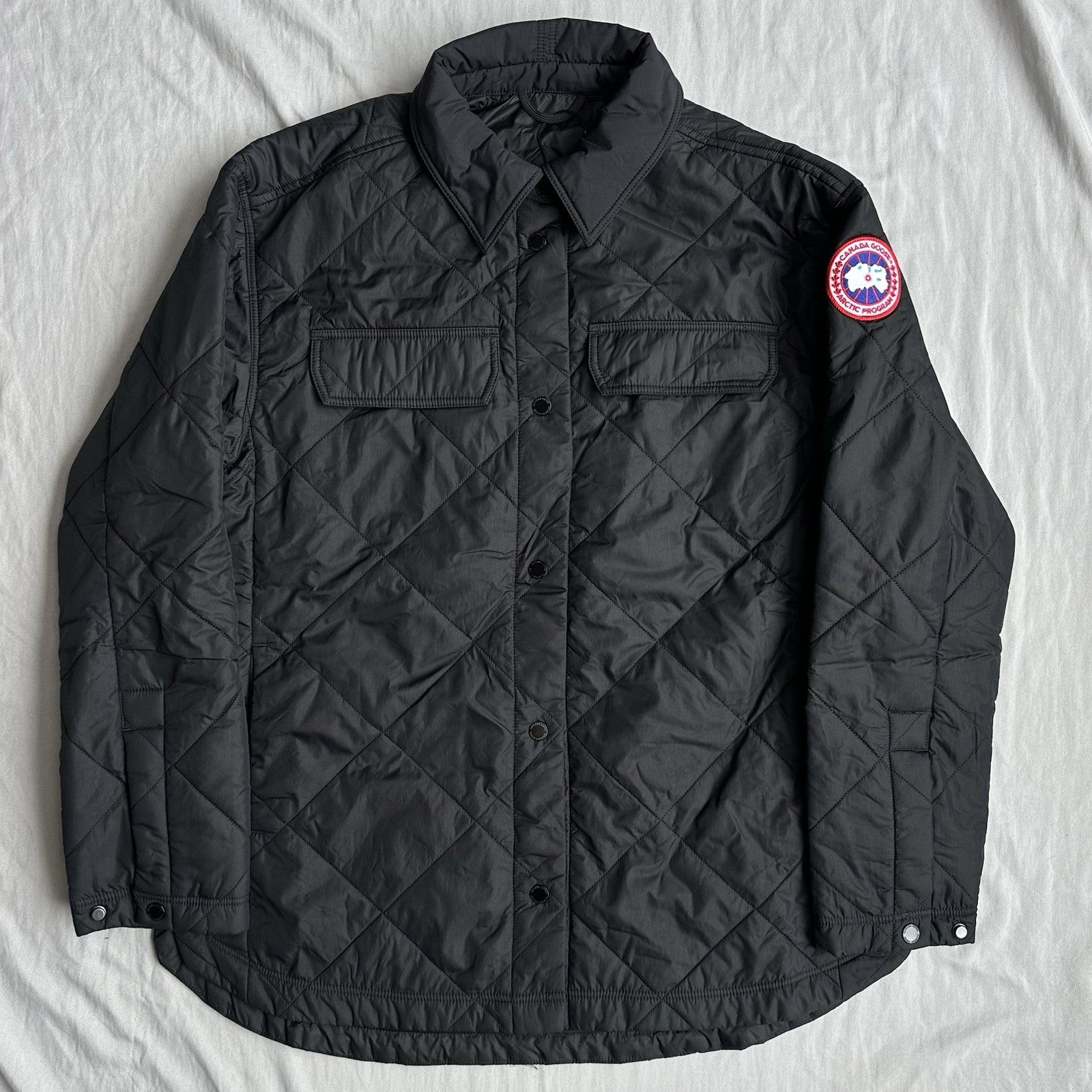 Canada Goose Albany Jacket Black Classic Badge Size Medium Retail $695