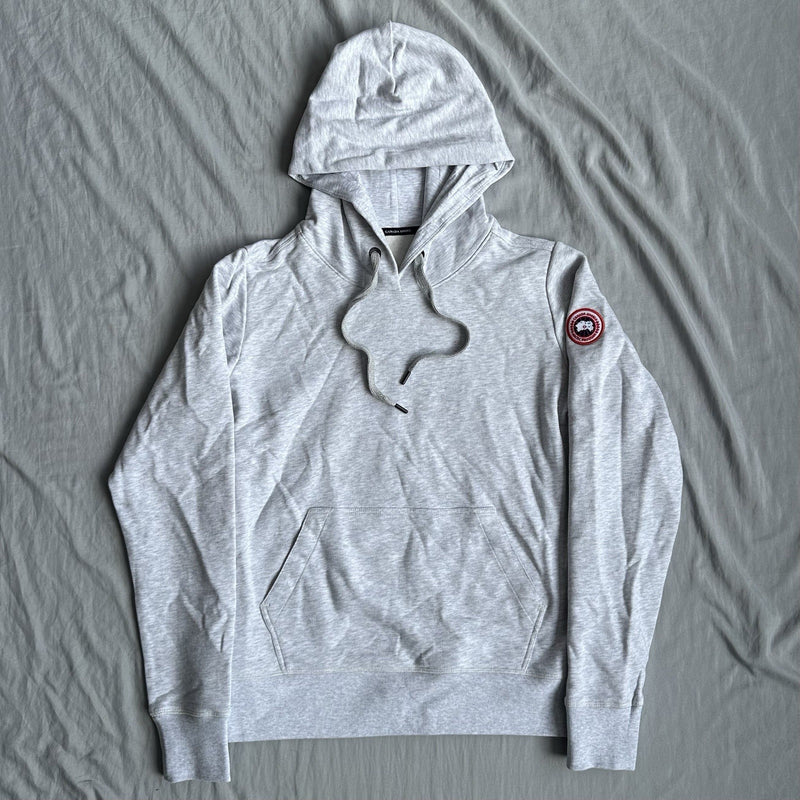 Canada Goose Muskoka Hoodie Grey With Classic Badge Size Medium