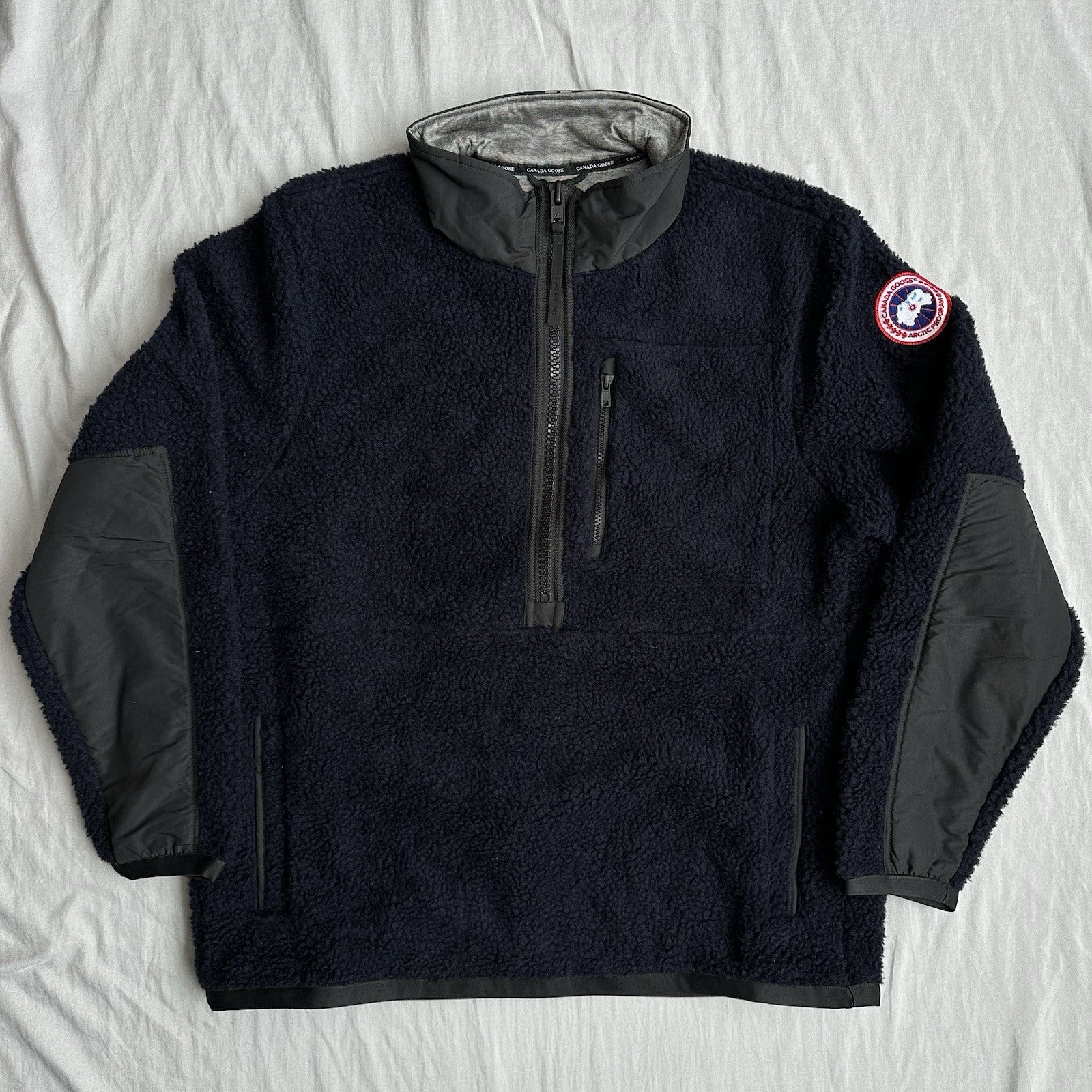 Canada Goose Updated Renfrew Fleece Atlantic Navy Size Large Retail $795