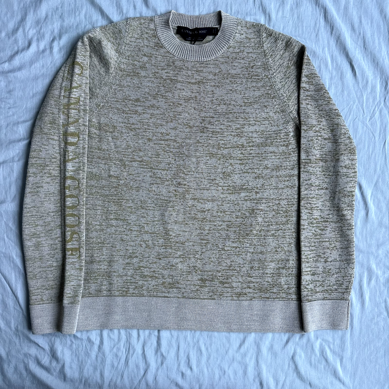 Canada Goose Saturna Tan & Gold Crewneck Size Medium