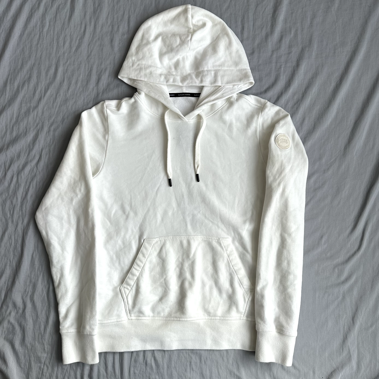 Canada Goose Muskoka Hoodie White Size Medium Retail $395