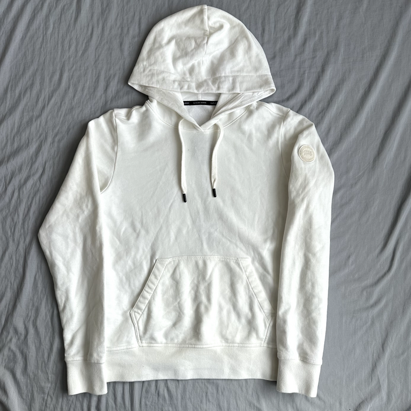 Canada Goose Muskoka Hoodie White Size Medium