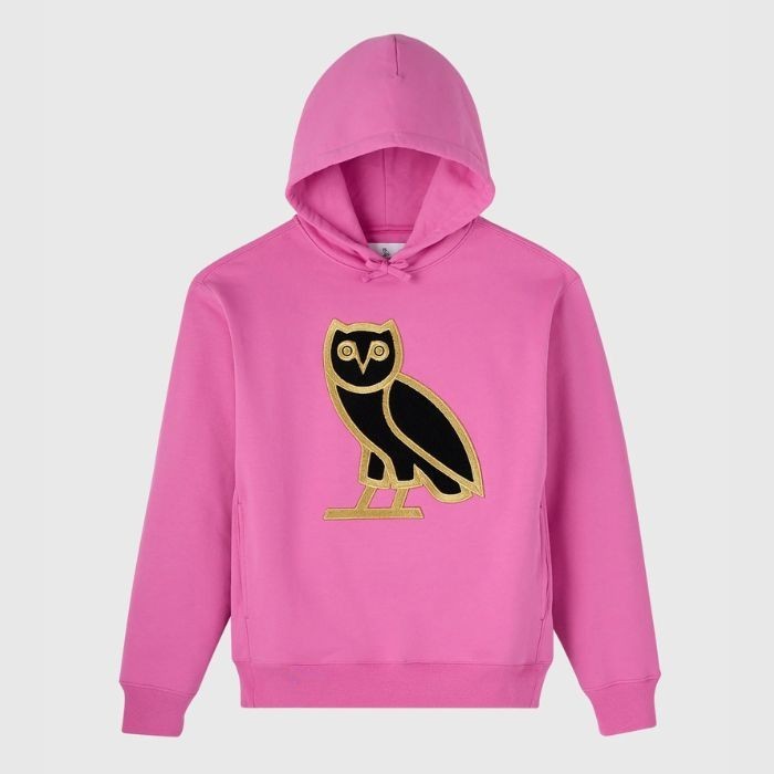 OVO Hoodie Pink OG Owl Size Large