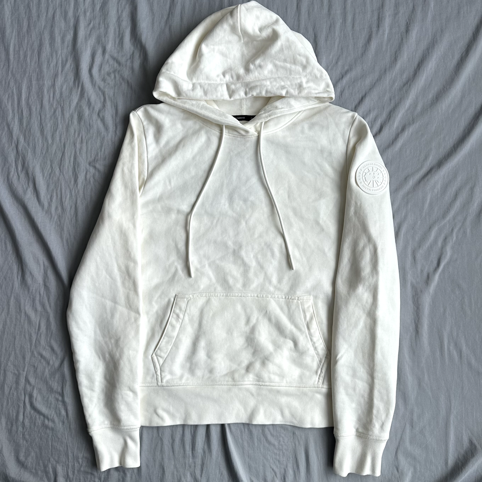 Canada Goose Muskoka Hoodie White Size Medium Retail $395