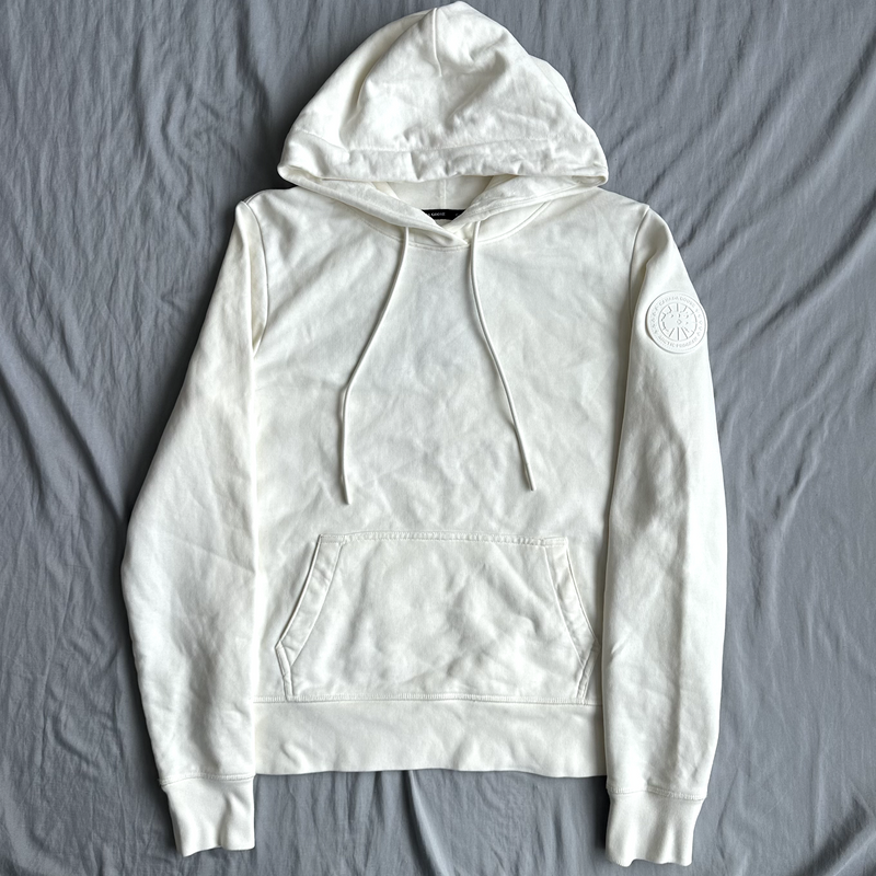 Canada Goose Muskoka Hoodie White Size Medium