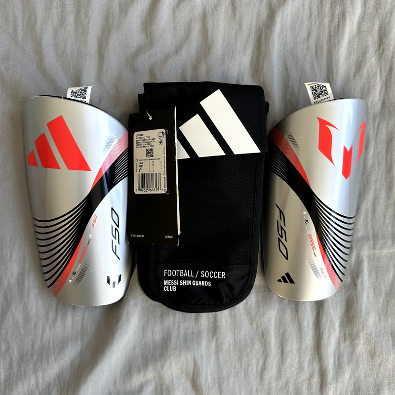 Soccer Messi Shin Guards Sizes Small & Large