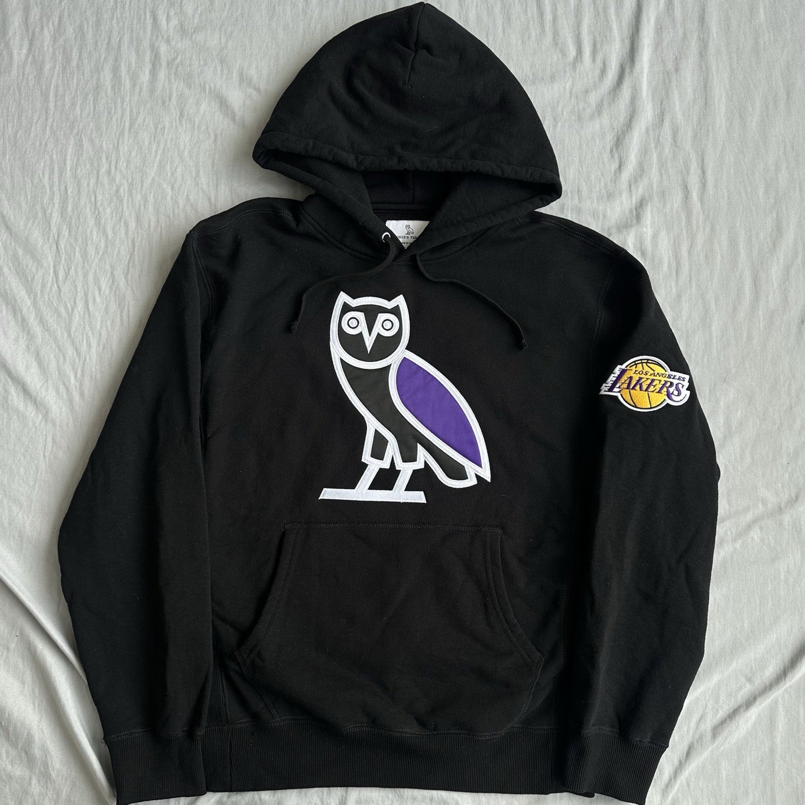 OVO x Lakers Black Hoodie Size Small