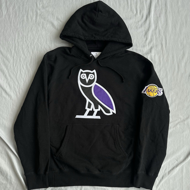 OVO x Lakers Black Hoodie Size Small