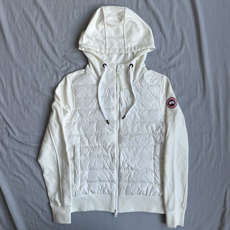 Canada Goose Hybridge Muskoka Full Zip Hoody White Size Small
