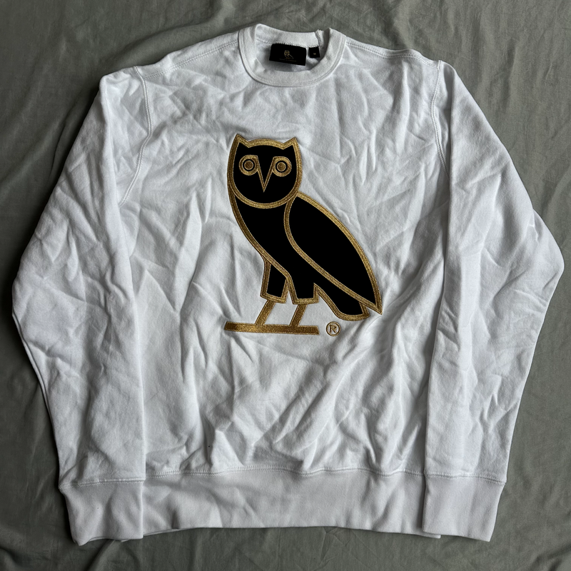 OVO White Large OG Owl Sweater Size Medium