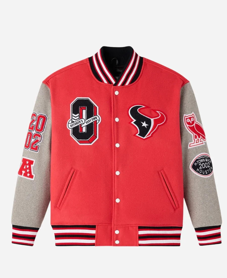 OVO x Houston Texans Varsity Jacket Size Medium
