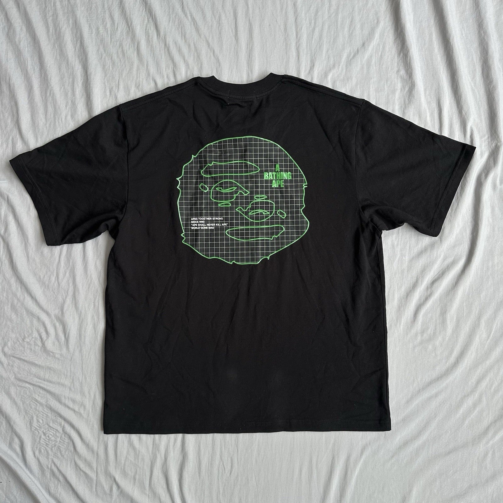 Bape Shirt Black & Green Size Small