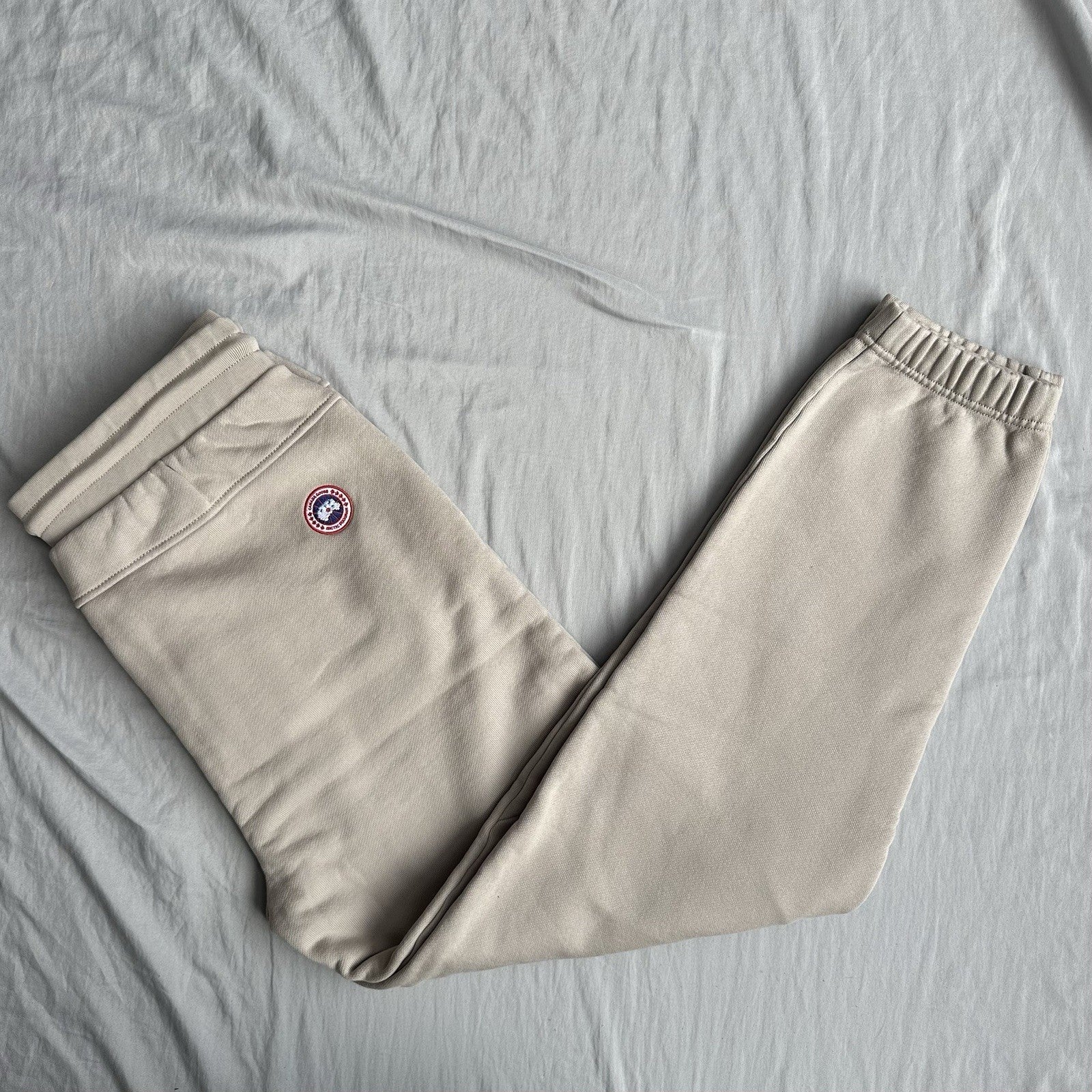 Canada Goose Tobermory Heavyweight Sweat Pants Limestone Size Large $395
