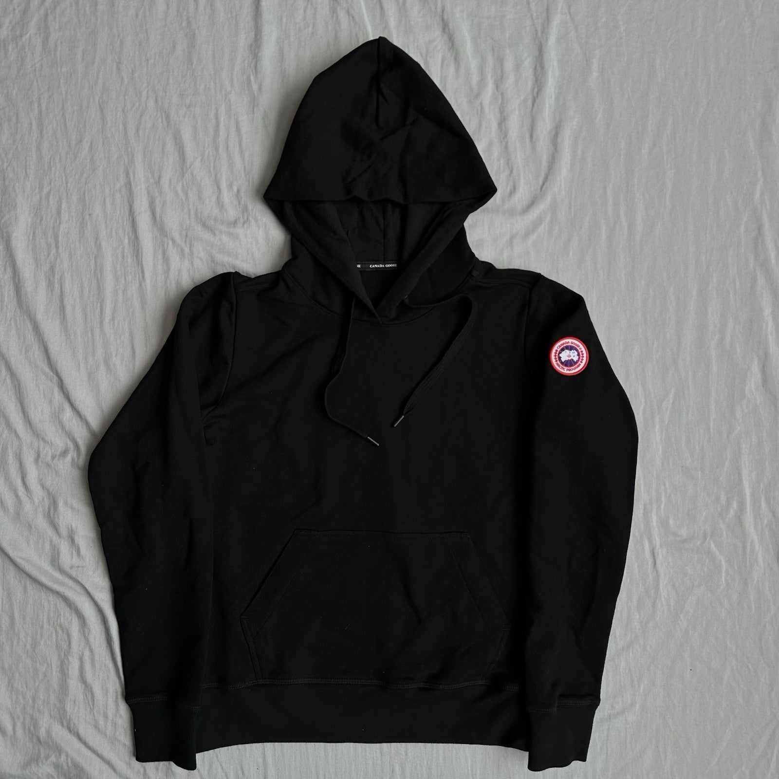 Canada Goose Muskoka Hoodie Black With Classic Badge Size XS Retail $395