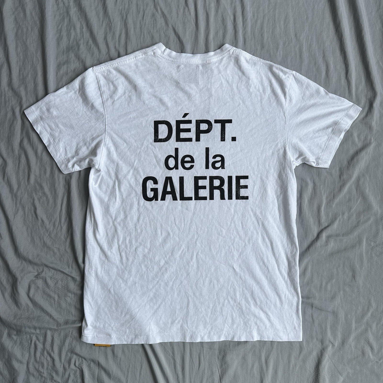 Gallery Dept White and Black Shirt Size Medium
