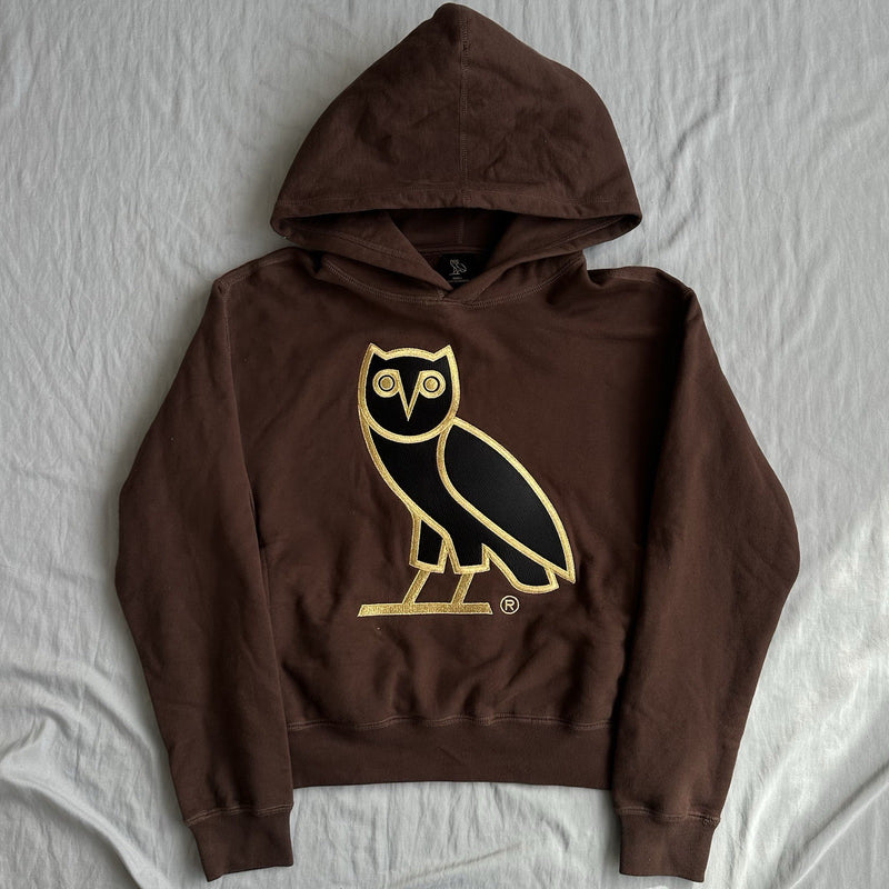 OVO OG Owl Hoodie Brown Size Small