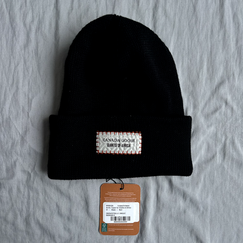 Canada Goose x Giants of Africa Label Heavy Weight Beanie