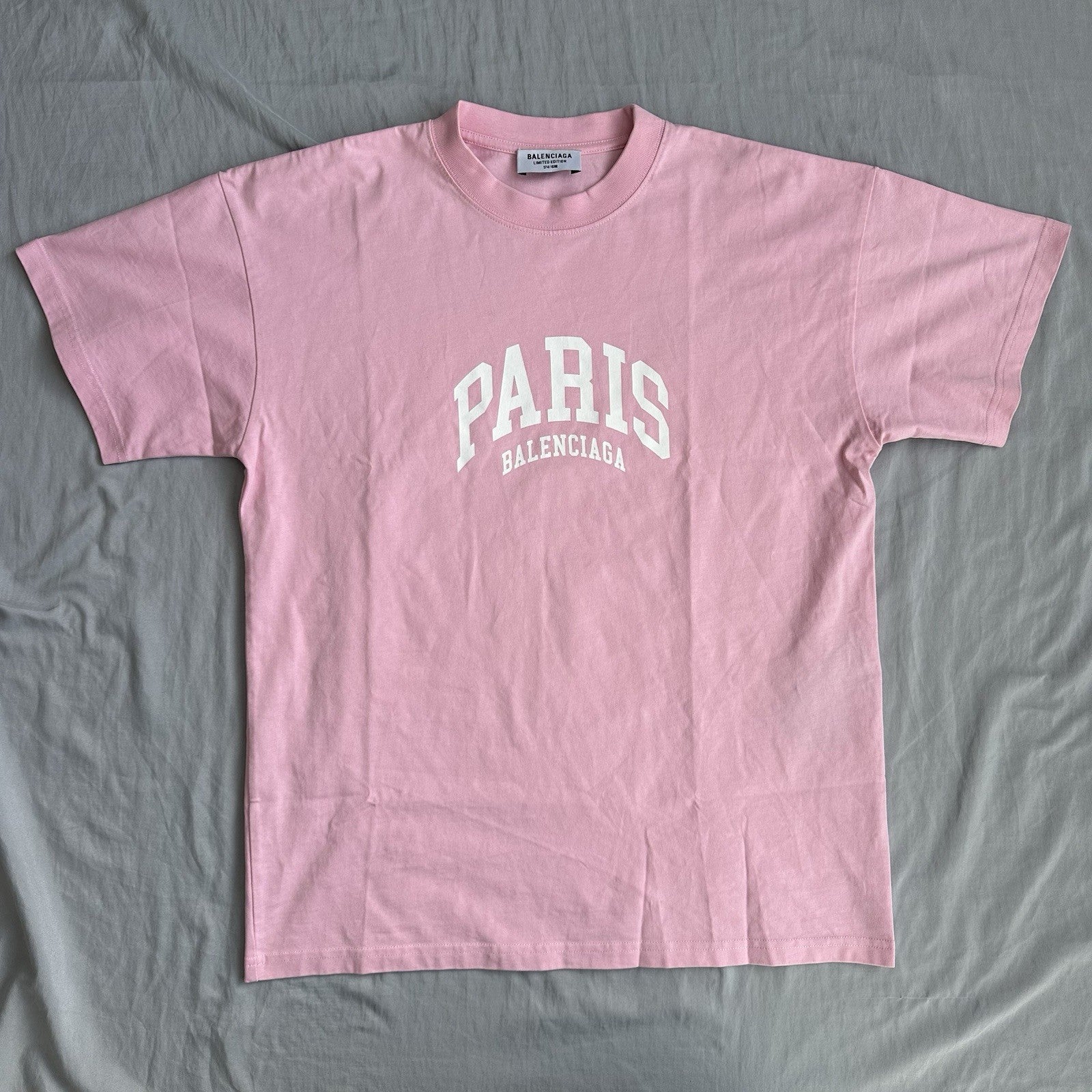 Balenciaga Paris Shirt Limited Edition Pink Size Medium Retail $895