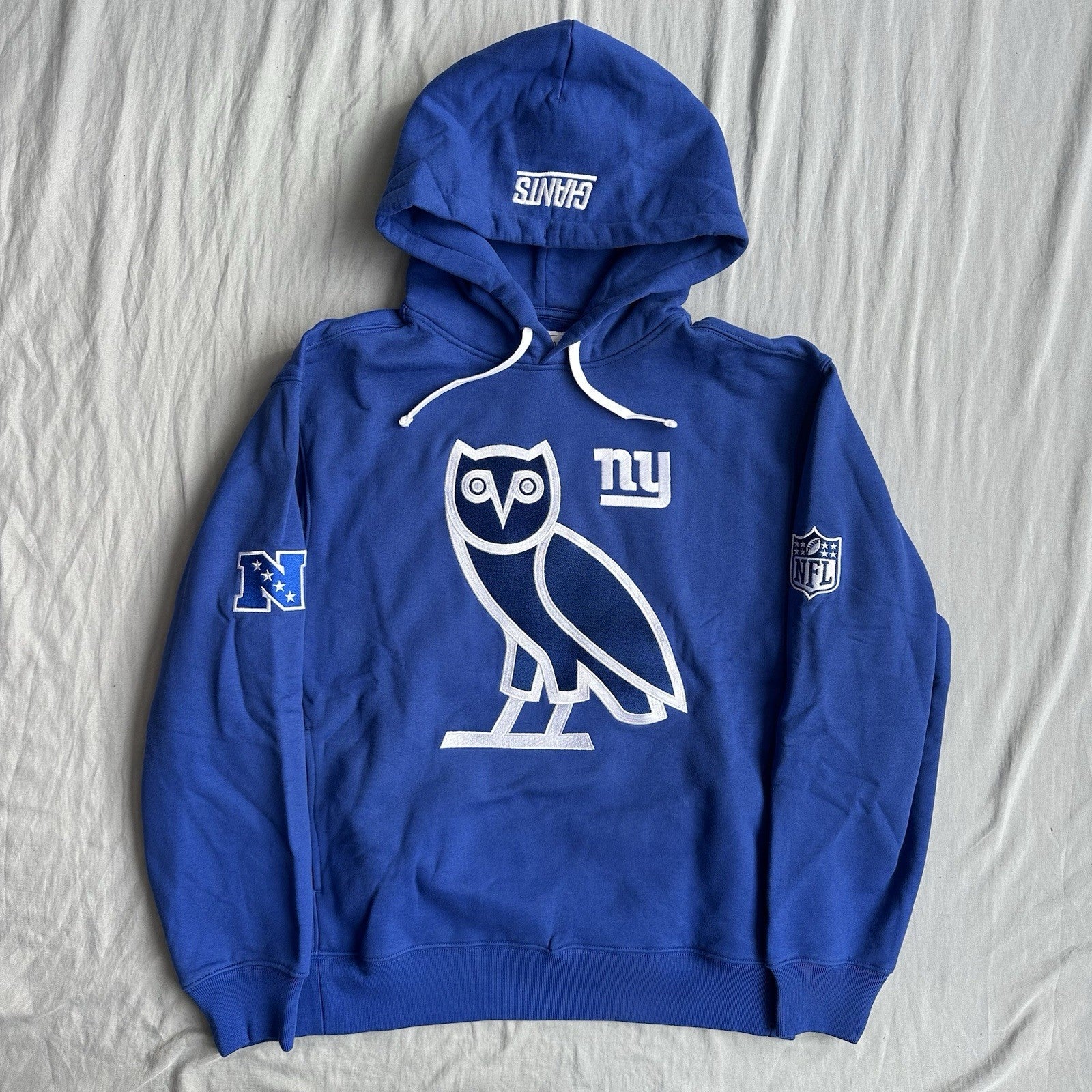 OVO x NFL New York Giants Hoodie Size Large