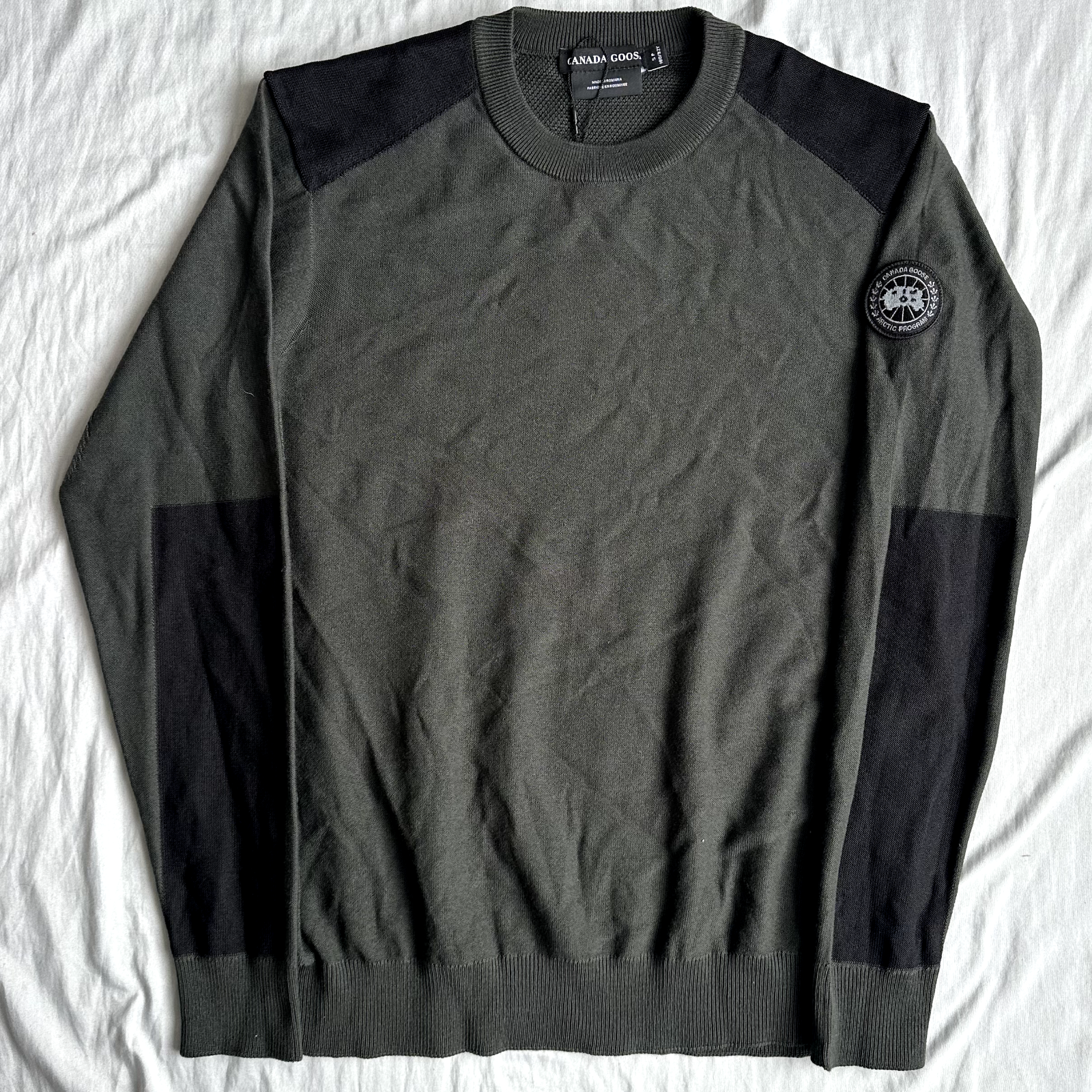 Canada Goose Dartmouth Sweater Volcano (Green) Size Small Retail $395