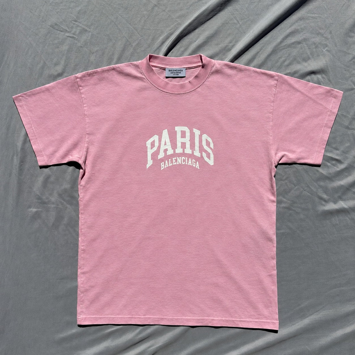 Balenciaga Paris Shirt Limited Edition Pink Size Medium